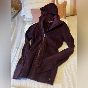 Athleta Deep Plum Zip-Up Jacket